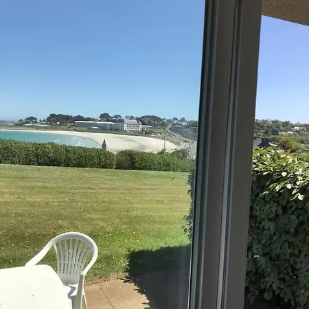 Maison 6 Pers Belle Vue Mer Piscine, Plage A 40 M Trevou-Treguignec Exterior photo