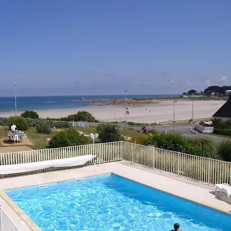 Maison 6 Pers Belle Vue Mer Piscine, Plage A 40 M Trevou-Treguignec Exterior photo
